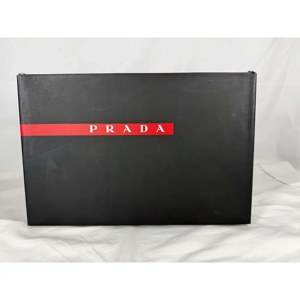 US Men's Size 10 Prada America Cup Silver in box SPB-JB 366785